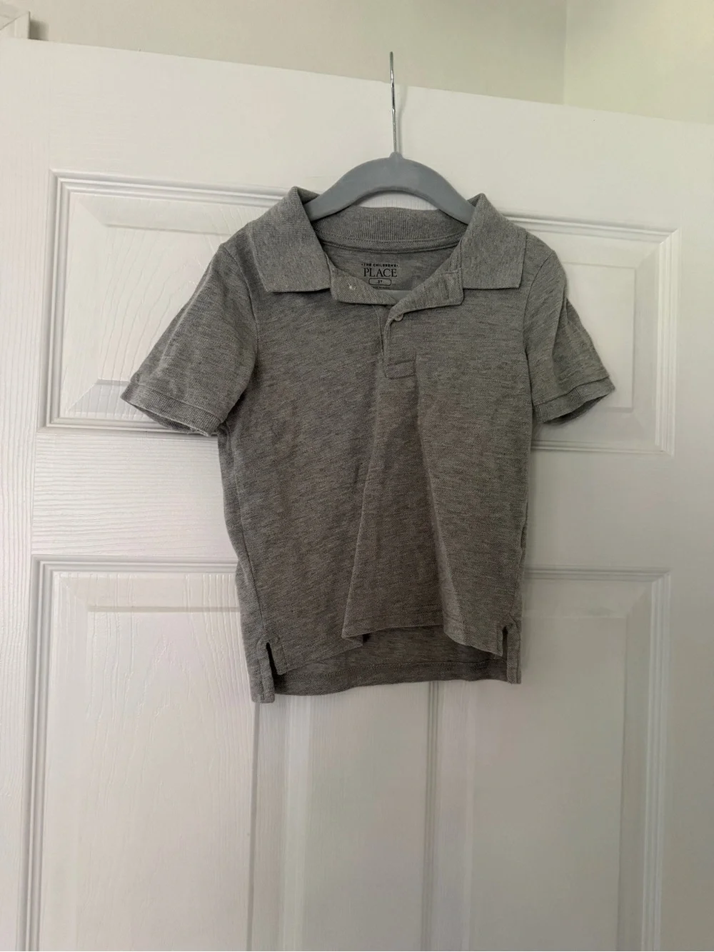 The Children's Place Heather Gray Polo Shirt